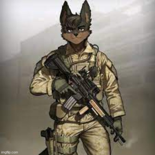 Yes sir, yes sir! | image tagged in furry,military,art,the furry fandom | made w/ Imgflip meme maker