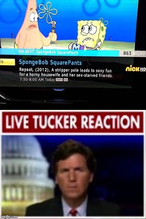 Image tagged in live tucker reaction Imgflip
