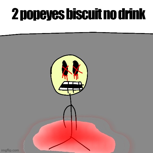 fr :skull: | image tagged in popeyes | made w/ Imgflip meme maker