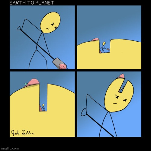 Digging | image tagged in digging,dig,head,comics,comic,comics/cartoons | made w/ Imgflip meme maker