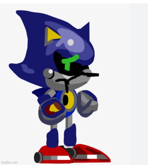 Metal sonic disgusted | image tagged in metal sonic disgusted | made w/ Imgflip meme maker