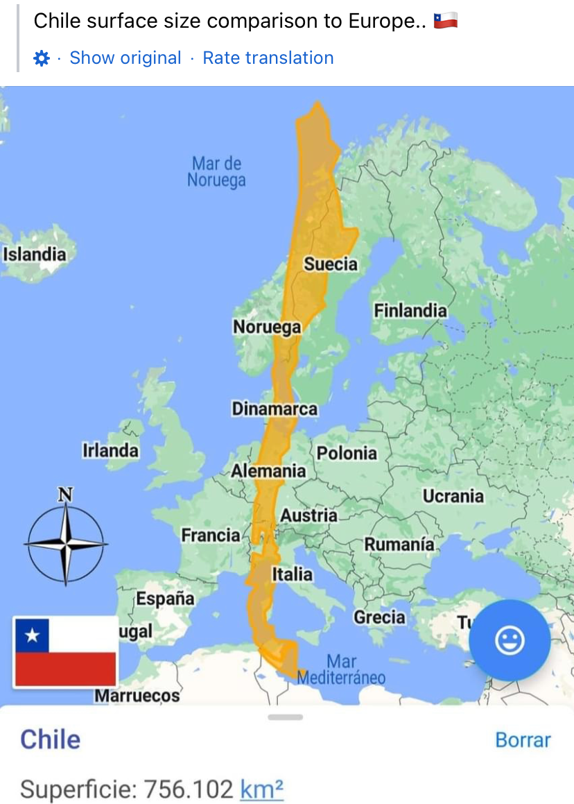 Chile is too long Blank Meme Template