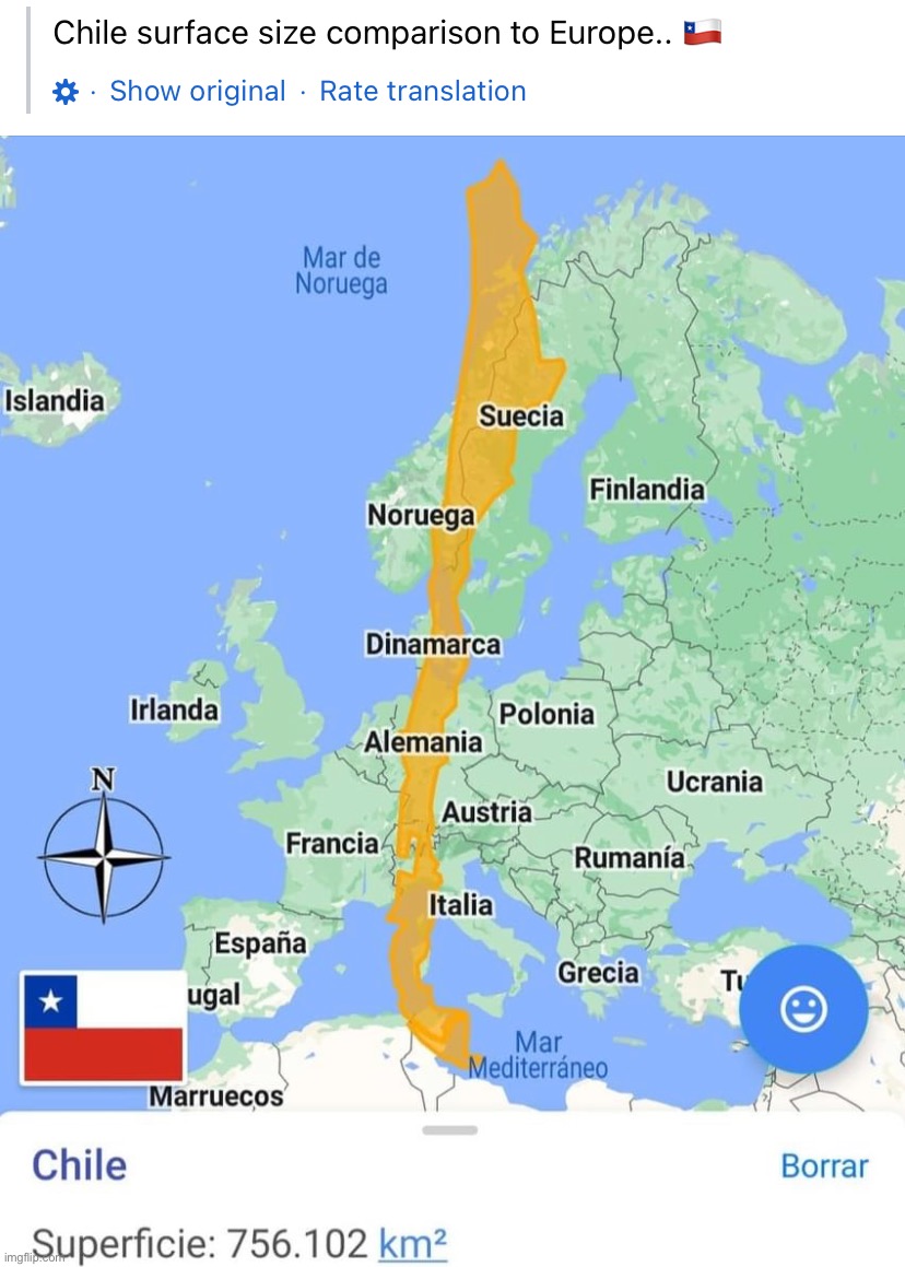 Chile is too long | image tagged in chile is too long | made w/ Imgflip meme maker