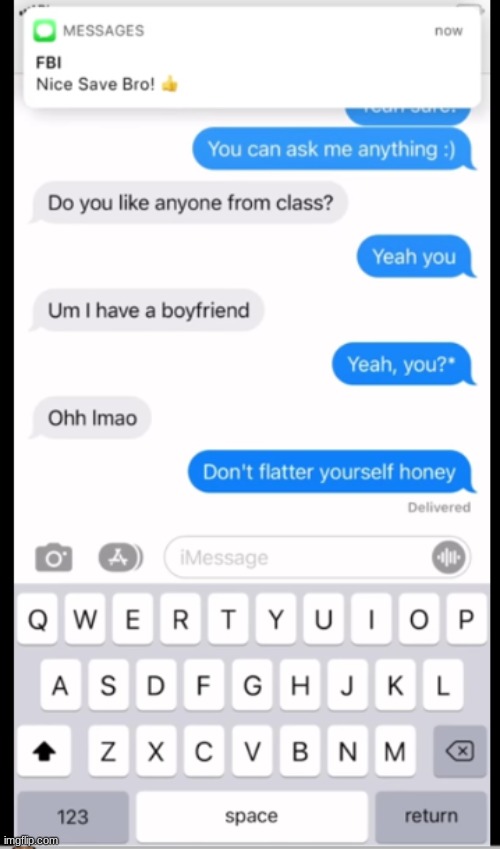 Real smooth | image tagged in phonytexts,respect | made w/ Imgflip meme maker