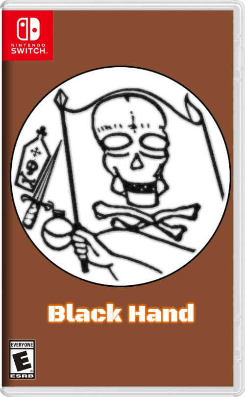 Black Hand | image tagged in slavic,slavs,black hand | made w/ Imgflip meme maker