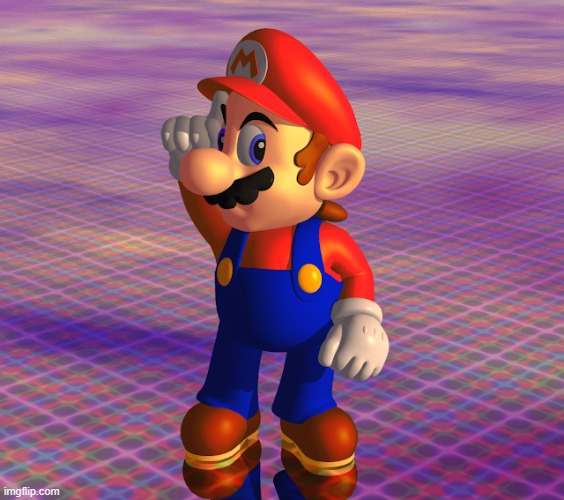 A Mario Render | image tagged in mario | made w/ Imgflip meme maker