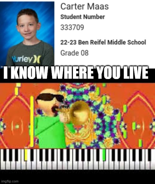 I KNOW WHERE YOU LIVE | image tagged in noot aldi | made w/ Imgflip meme maker