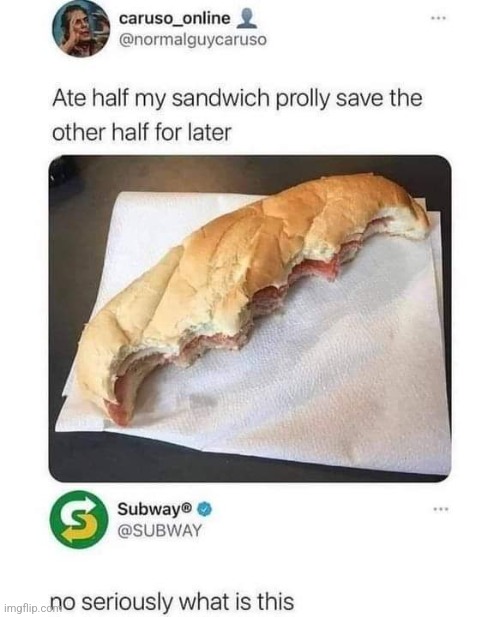 FR tho why | image tagged in subway,sandwich,cursed | made w/ Imgflip meme maker