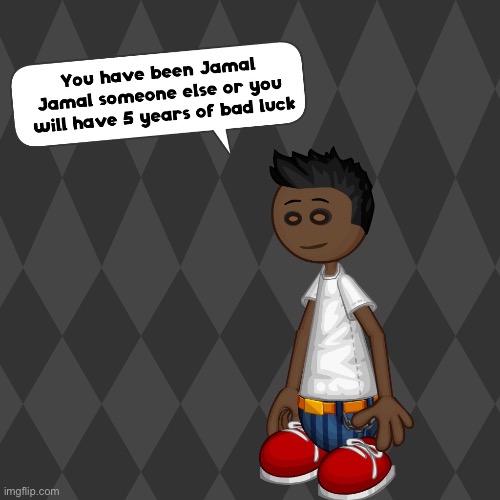 Jamal in papa Louie pals app (shout out to lol300) | made w/ Imgflip meme maker
