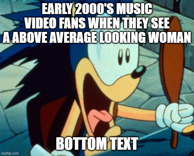 sweet neptune | EARLY 2000'S MUSIC VIDEO FANS WHEN THEY SEE A ABOVE AVERAGE LOOKING WOMAN; BOTTOM TEXT | image tagged in oh crap,screaming,oh god why,music videos,2000s | made w/ Imgflip meme maker