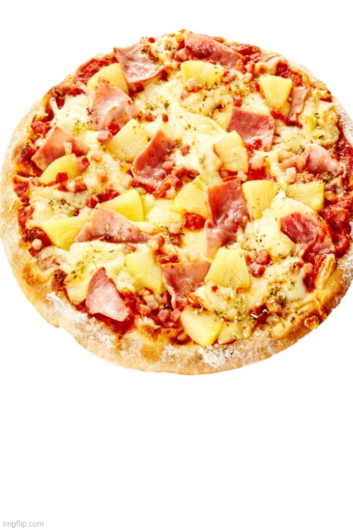 Pineapple Pizza | image tagged in pineapple,holy music stops,pizza | made w/ Imgflip meme maker