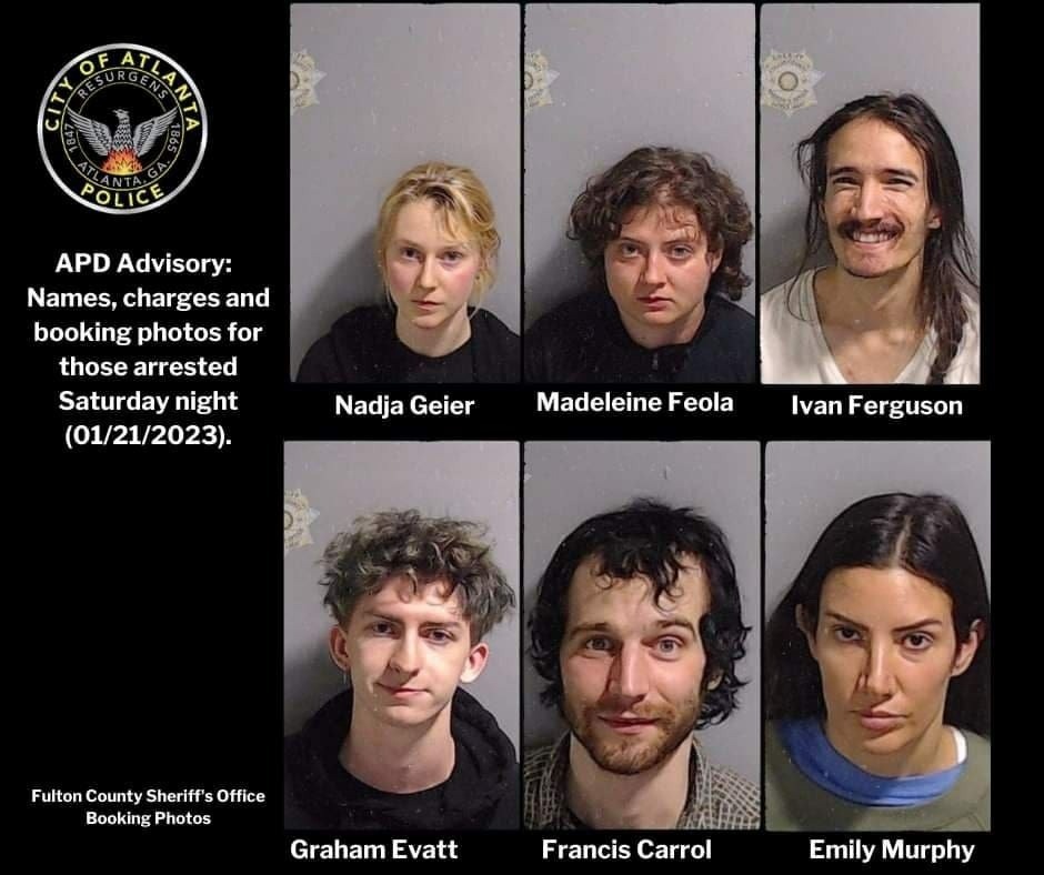 Atlanta ANTIFA Douchebag Arrests | image tagged in antifa,douchebags,leftist douchebags,liberal douche garofalo,sjw triggered,angry sjw | made w/ Imgflip meme maker