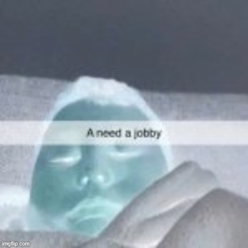 a need a jobby | image tagged in a need a jobby | made w/ Imgflip meme maker