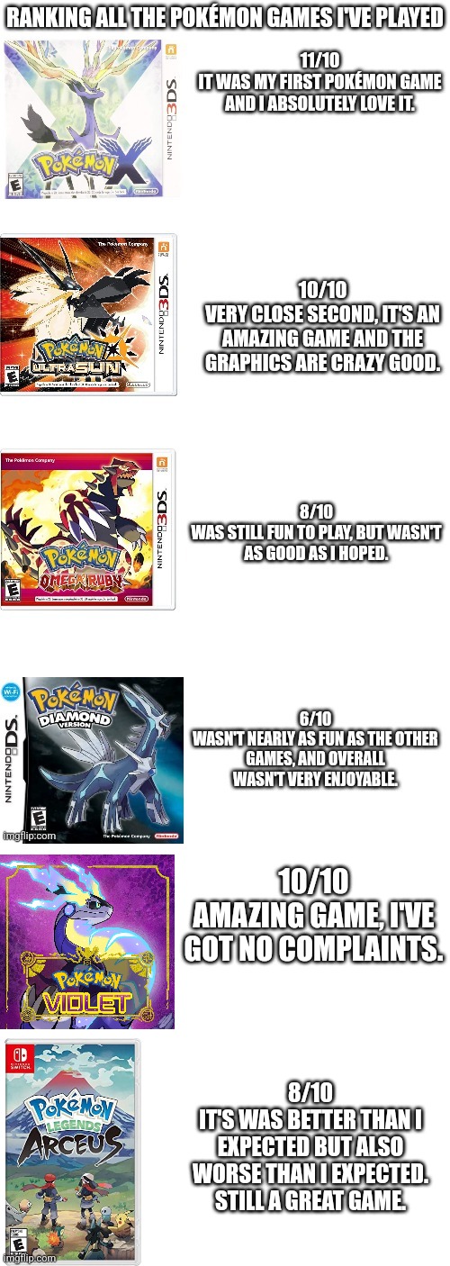 Finally, two great Pokemon titles for the DS