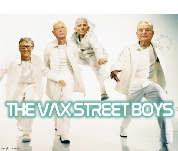 The Vax Street Boys | image tagged in vaccination,street,boys,snake,oil,salesman | made w/ Imgflip meme maker
