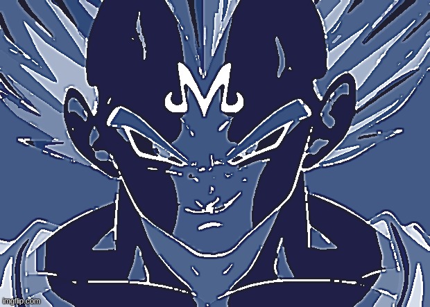 Majin Vegeta | image tagged in majin vegeta | made w/ Imgflip meme maker