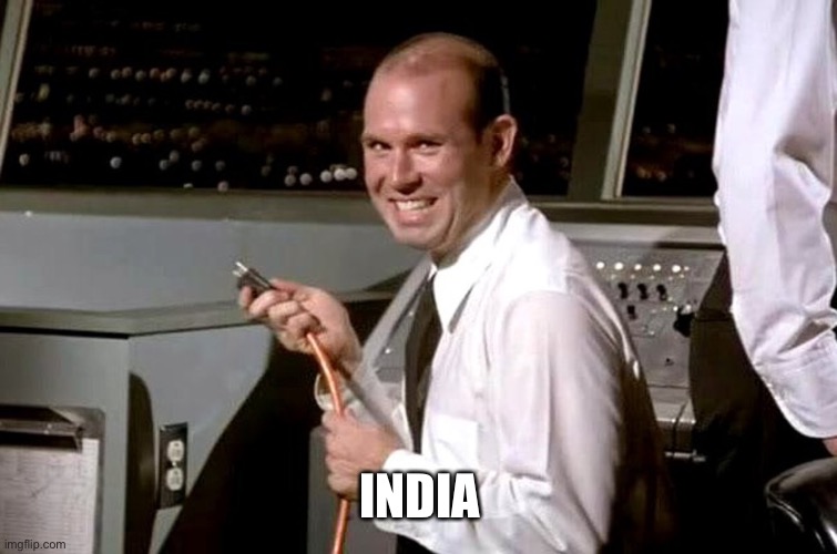 Pull the Plug Guy | INDIA | image tagged in pull the plug guy | made w/ Imgflip meme maker