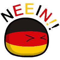 High Quality germanyball nein Blank Meme Template