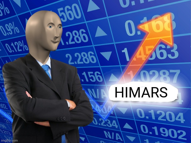 Empty Stonks | HIMARS | image tagged in empty stonks | made w/ Imgflip meme maker