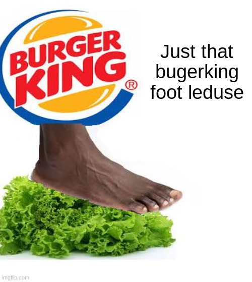 To make yall mad Burger king foot leduse | Just that bugerking foot leduse | image tagged in madness combat | made w/ Imgflip meme maker