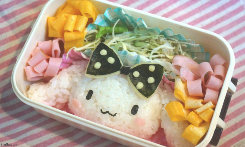 cinnamoroll bento | made w/ Imgflip meme maker