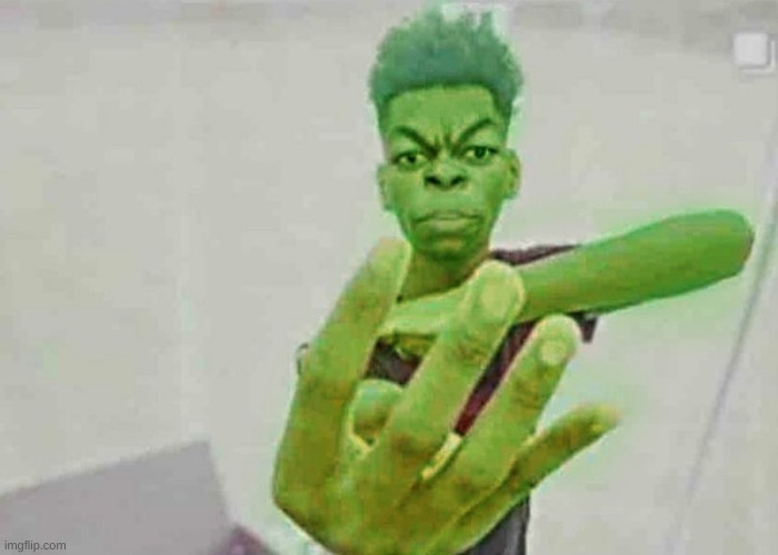 Beast Boy Holding Up 4 Fingers | image tagged in beast boy holding up 4 fingers | made w/ Imgflip meme maker