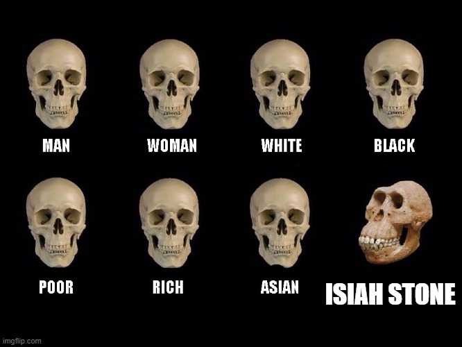 so true | ISIAH STONE | image tagged in empty skulls of truth | made w/ Imgflip meme maker