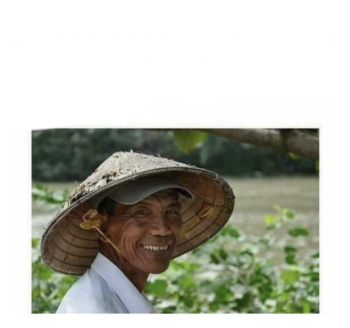 Vietnamese Rice Farmer Blank Meme Template