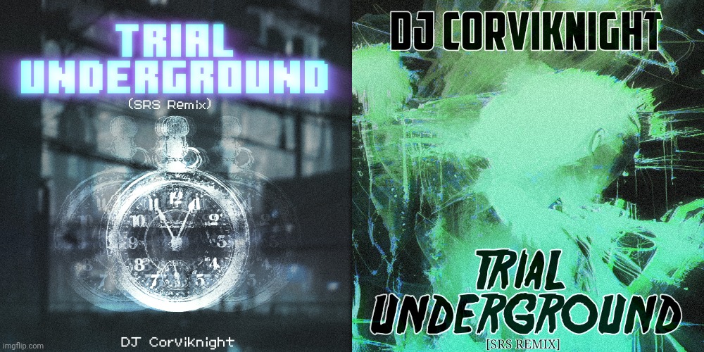 I'm doing a remix of the Danganronpa Trial Underground music, so...Which cover looks better? | made w/ Imgflip meme maker