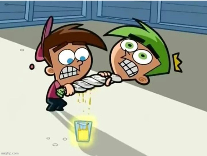 Timmy and Cosmo Squeeze | image tagged in timmy and cosmo squeeze | made w/ Imgflip meme maker