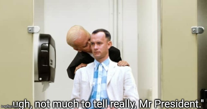 ...ugh, not much to tell really, Mr President." | made w/ Imgflip meme maker