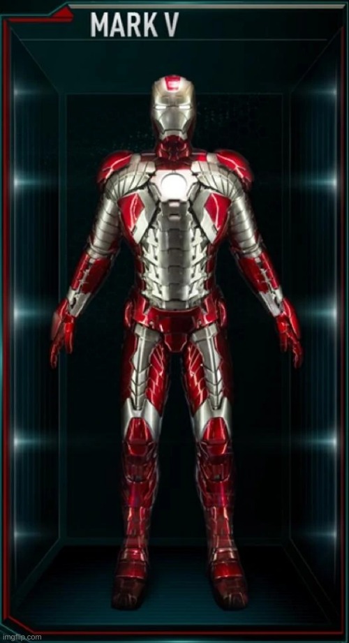 iron man mk 5 (I'm posting 5 iron man suits a day) | image tagged in iron man | made w/ Imgflip meme maker