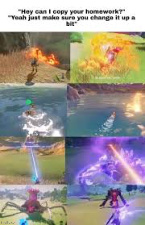 Proof | image tagged in botw,the legend of zelda breath of the wild,genshin impact,fun | made w/ Imgflip meme maker