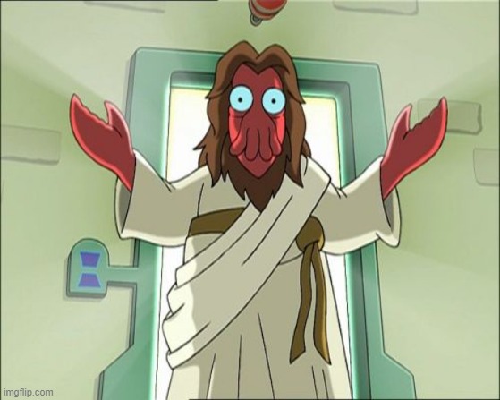 Zoidberg Jesus Meme | image tagged in memes,zoidberg jesus | made w/ Imgflip meme maker