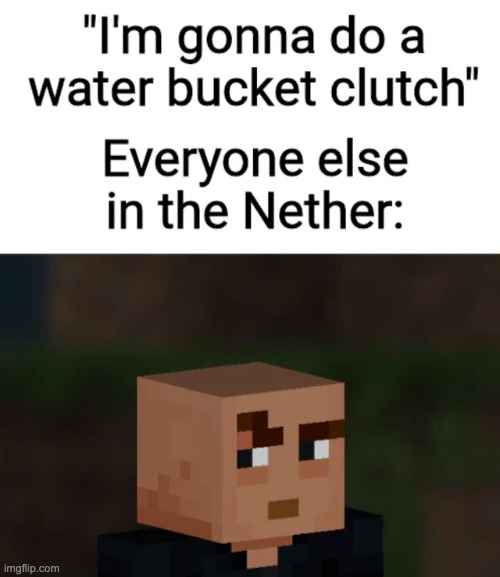 Hmmmmm | image tagged in hmmm,minecraft memes,minecraft,memes,funny,nether | made w/ Imgflip meme maker