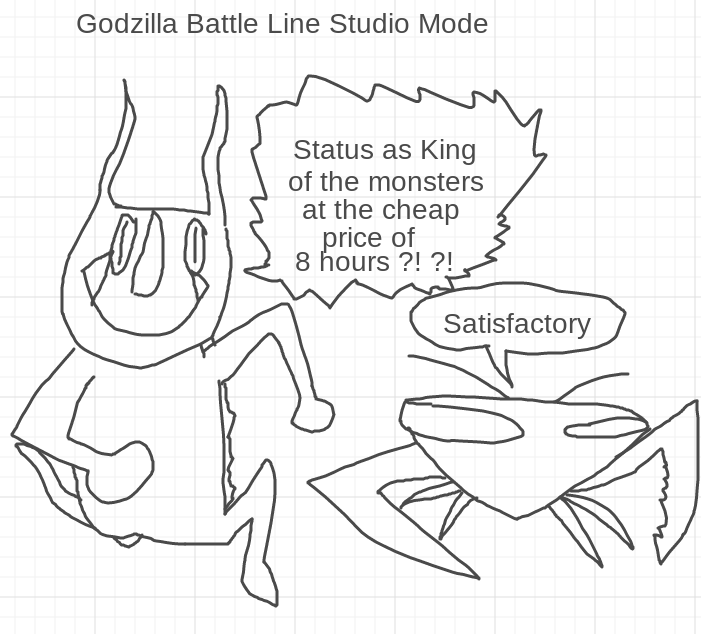 godzilla battle line studio mode Blank Meme Template