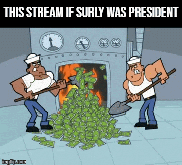 Burning Money - Imgflip