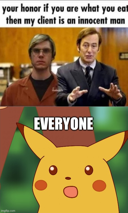 EVERYONE | image tagged in surprised pikachu high quality | made w/ Imgflip meme maker