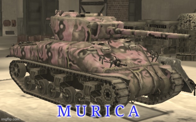 *chuckles in urban combat* | M U R I C A | image tagged in world of tanks,m4 sherman,murica,maxed out,ish | made w/ Imgflip meme maker