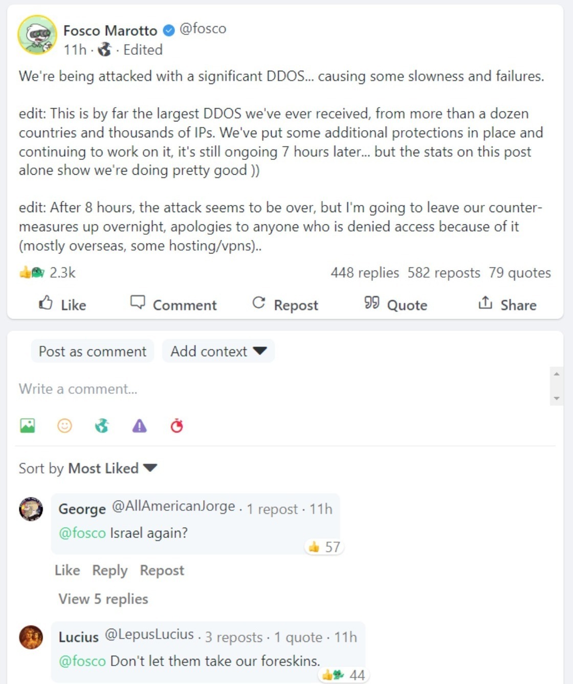 Gab Social Network Attacked: "Don't let them take our foreskins." | image tagged in gab social network,israel,foreskins,ddos,mossad,free speech | made w/ Imgflip meme maker