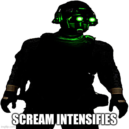 cloaker | SCREAM INTENSIFIES | image tagged in clarkson cloaker | made w/ Imgflip meme maker