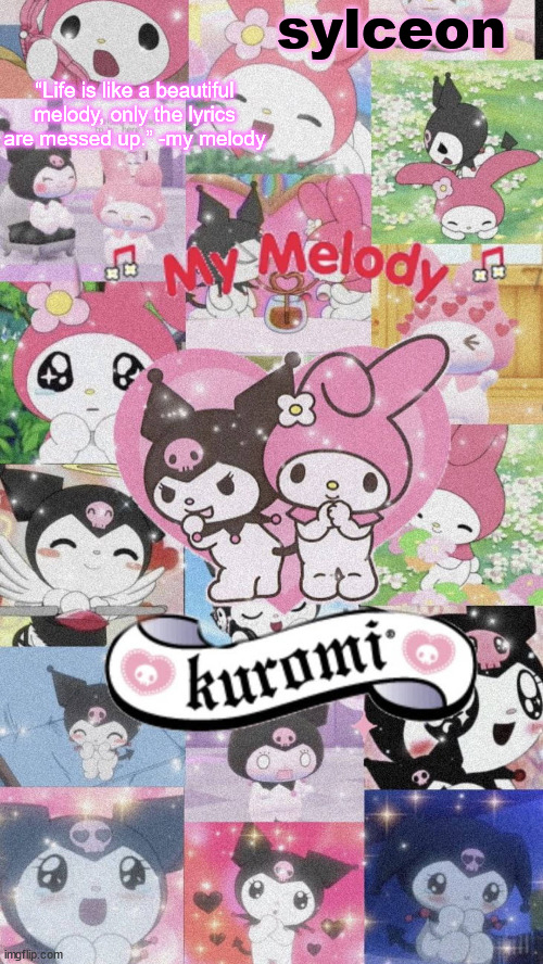 sylc's my melody and kuromi temp Blank Meme Template