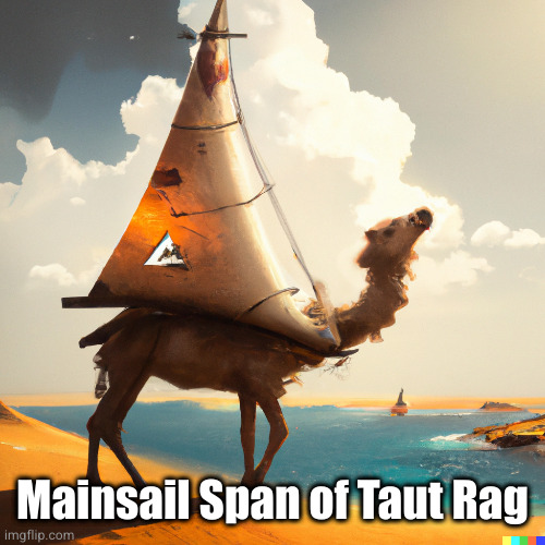 Mainsail Span of Taut Rag | made w/ Imgflip meme maker