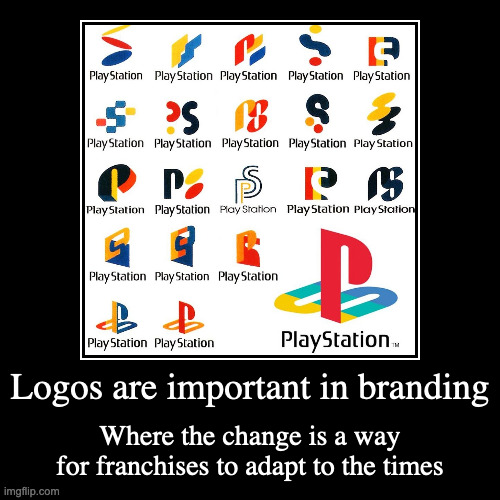 PlayStation Concept Logos | image tagged in demotivationals,logo | made w/ Imgflip demotivational maker
