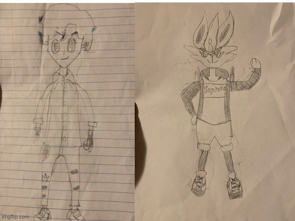 Pokemon drawings I made a while back | image tagged in pokemon | made w/ Imgflip meme maker