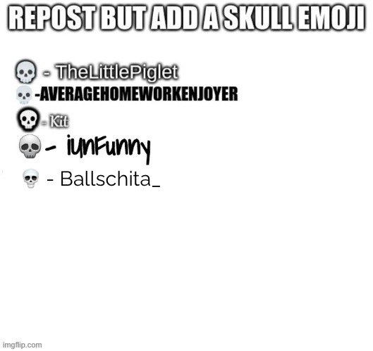💀 - Ballschita_ | made w/ Imgflip meme maker