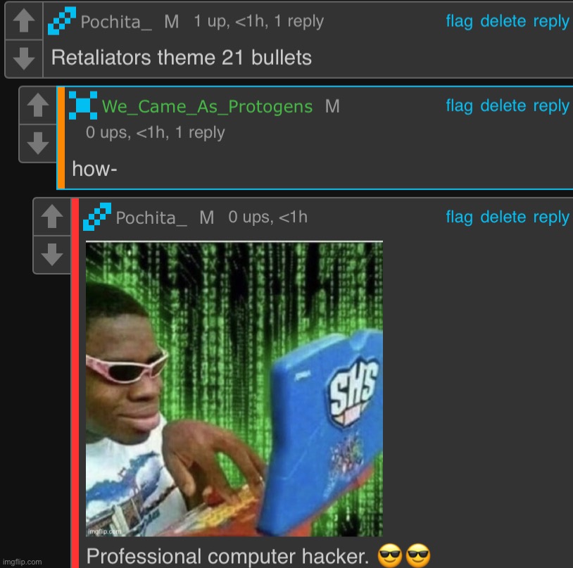 Get on my level bitches | made w/ Imgflip meme maker