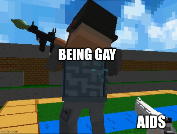 Huge L ha | BEING GAY; AIDS | image tagged in crazy pixel,l,imagine | made w/ Imgflip meme maker