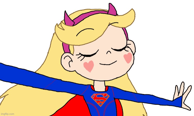 I’ve made this… | image tagged in supergirl,memes,svtfoe,star vs the forces of evil,fanart,star butterfly | made w/ Imgflip meme maker