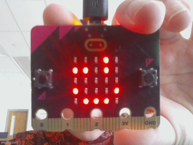 Meet RizzBit, my microBit for computer science class. I'll post updates on him periodically. | made w/ Imgflip meme maker